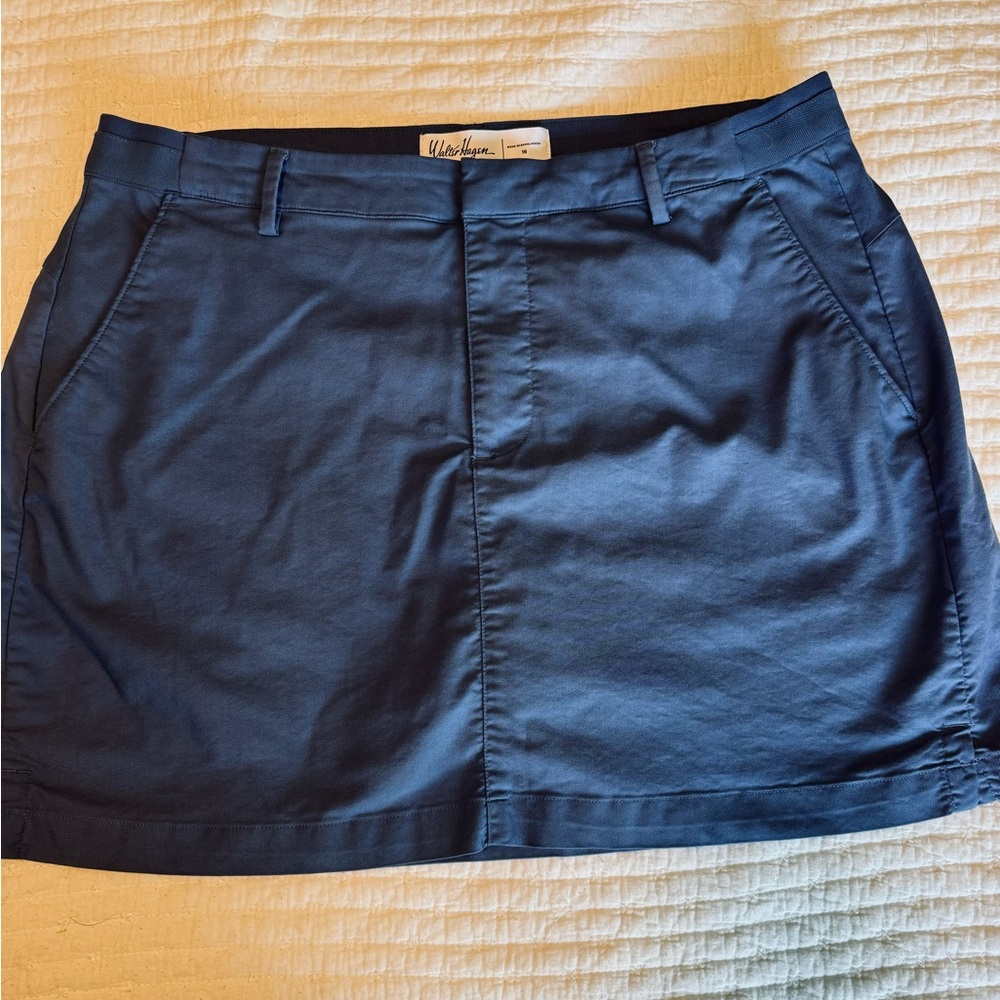 Walter Hagen Navy Mini Golf Skirt
